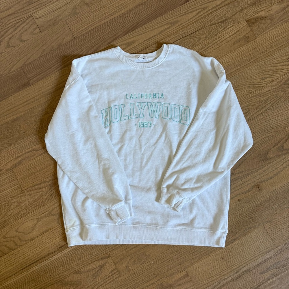 Garage White Crewneck